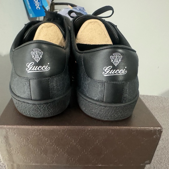 Men’s black Gucci shoes size 15 box included - Picture 4 of 10